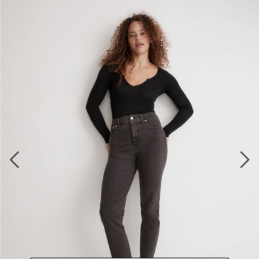 Madewell Perfect Vintage Straight Leg Jean Raw Hem